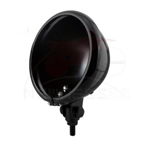 5-3/4" Motorrad Lampe rund Scheinwerfer Schale Eimer Gehäuse für Harley schwarz - Bild 1 von 10