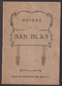 Libro antiguo de San Blas antiguo - Imagen 1 de 1