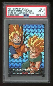 Dragon Ball Z Hero Collection 2 240 Super Saiyan Goten Trunks PSA 8 82219465 - Picture 1 of 2