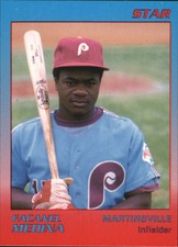 1989 Martinsville Phillies Star #20 Facanel Medina