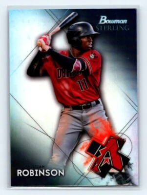 2021 Topps Bowman Sterling Prospect Kristian Robinson 1 Arizona Diamondbacks - Image 1 of 2