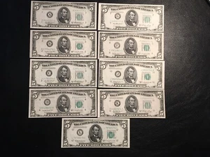 9 Different Districts1950 Series All Choice Uncirculated Worth More Individual - Picture 1 of 12