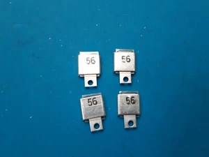 Mica metal clad capacitor 56pF 500V R.F medical application filter r.f radio - Foto 1 di 2