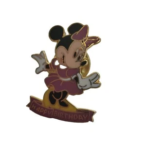 Disney Pin 62742 Happy Birthday - Kleid Minnie Mouse Rosa - Bild 1 von 7