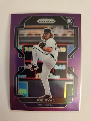 2022 Panini Prizm - Joe Ryan #81 Purple Prizm (RC) - Image 1 of 2