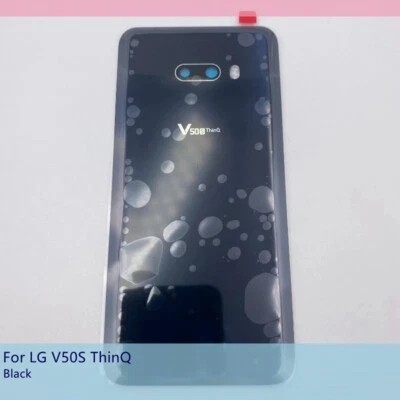 Cubierta trasera de vidrio para LG V50S ThinQ|G8X ThinQ batería carcasa trasera piezas nueva Foto 1 de 3