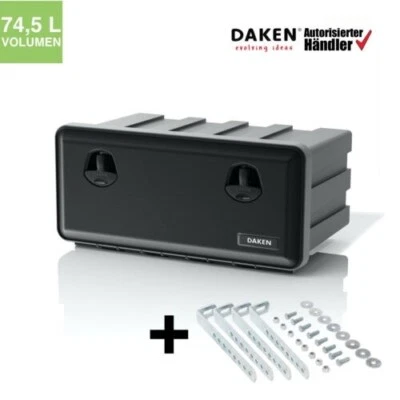 LKW Staukasten Daken Just 750 mit Halter Werkzeugkasten 750x350x450 mm Staubox - Bild 1 von 4