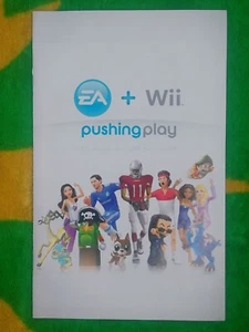 EA + Wii Pushing Play Nintendo Wii Manual Only - Picture 1 of 2