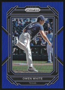2023 Panini Prizm Prizm Blue #12 Owen White /149