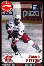 2003-04 Sault Ste. Marie Greyhounds #18 Jason Pitton
