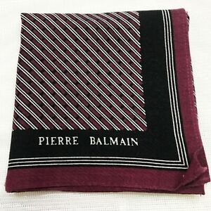 Men Cotton Black With Candy Color Rolled Edge Pocket Square Hanky Handkerchief 