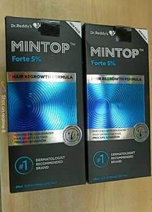 2 X DR. REDDY Minoxidil Soluzione Topica USP 5% MinTop Scadenza 05/2026f/spedizione - Foto 1 di 8