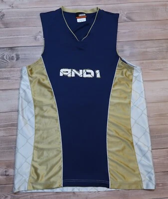 AND1 Basketball Jersey AND ONE NBA Tee Streetwear Y2K, Men`s Size L - Image 1 of 4