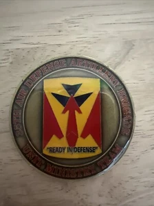 Army 35th Air Defense Artillery Brigade Warrior Military Challenge Coin. - Bild 1 von 8