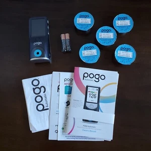 Sistema automático de glucosa en sangre Pogo con manual y 5 cartuchos sellados (uso para 2023) - Imagen 1 de 19