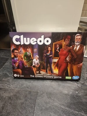 CLUEDO THE CLASSIC MYSTERY GAME (6 suspects/ 1 murder) HASBRO GAMING - NEW - Image 1 of 2