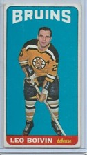 Leo Boivin Boston Bruins 1964-65 Topps Tall Boys Base #50