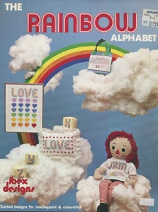 Das Regenbogenalphabet Kreuzstichmuster Broschüre Steinbock Designs - Bild 1 von 1