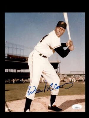 Willie McCovey JSA Certed Signed  8x10 Photograph Autograph Giants - Image 1 of 3