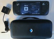 Valve Steam Deck 512 Go console portable LCD avec étui, chargeur et carte SD 1 To