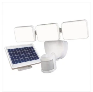 Defiant 180 Degree Integrated LED Motion Sensor Solar Powered Flood Light - Picture 1 of 6