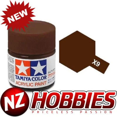 TAMIYA TAM81009 Acrylic X9 Gloss Brown - Image 1 of 2