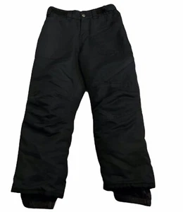 CHEROKEE Kids Ski Pants Size Small Youth Black Snowboard Insulated Snow Bottoms - Picture 1 of 7