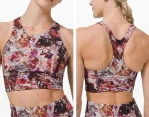 NEW LULULEMON Urbantricity Wunder Train Long Line High Neck Padded Bra C/D 6 - Picture 1 of 11