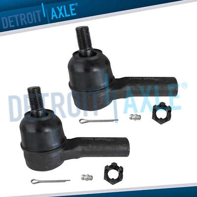 Pair Front Outer Tierods for Infiniti J30 M45 QX4 Q45 Nissan Frontier Pathfinder - Image 1 of 4