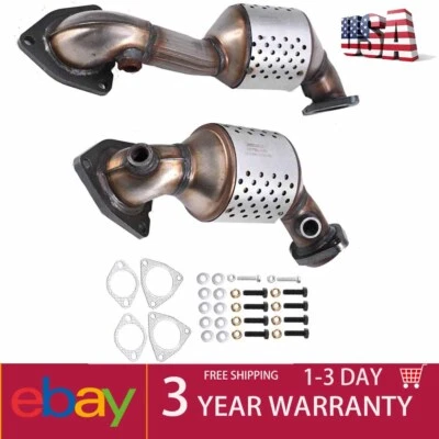 2X Catalytic Converter For Ford Explorer Turbo Lincoln MKT 2010 - 2019 3.5L EPA - Image 1 of 4