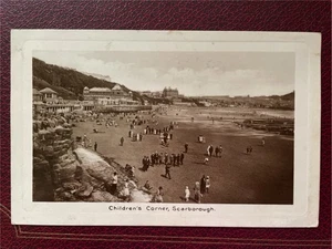 RPPC Echt Foto Postkarte Kinderecke, Scarborough Yorkshire England verschickt - Bild 1 von 20