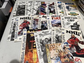 BUNDLE LOT SEGA SATURN MANUALS ONLY VIRTUA COP VIRTUA FIGHTER SPORTS TOSHINDEN