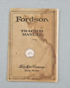 MANUAL TRACTOR FORD FORD FORD FORDSON 1925 ORIGINAL DE COLECCIÓN, 64 PÁGINAS., COMPLETO - Imagen 1 de 6