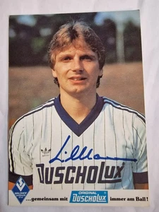 JÜRGREN WILLKOMM ( SV WALDOF MANNHEIM  07 )  KARTE MIT UNTERSCHRIFT SIGNIERT - Foto 1 di 2