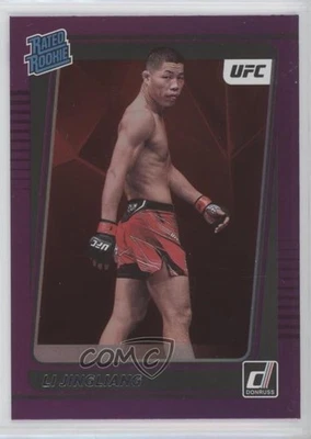 2022 Donruss UFC Rated Rookie Purple Flood Li Jingliang #208 Rookie RC - Image 1 of 2