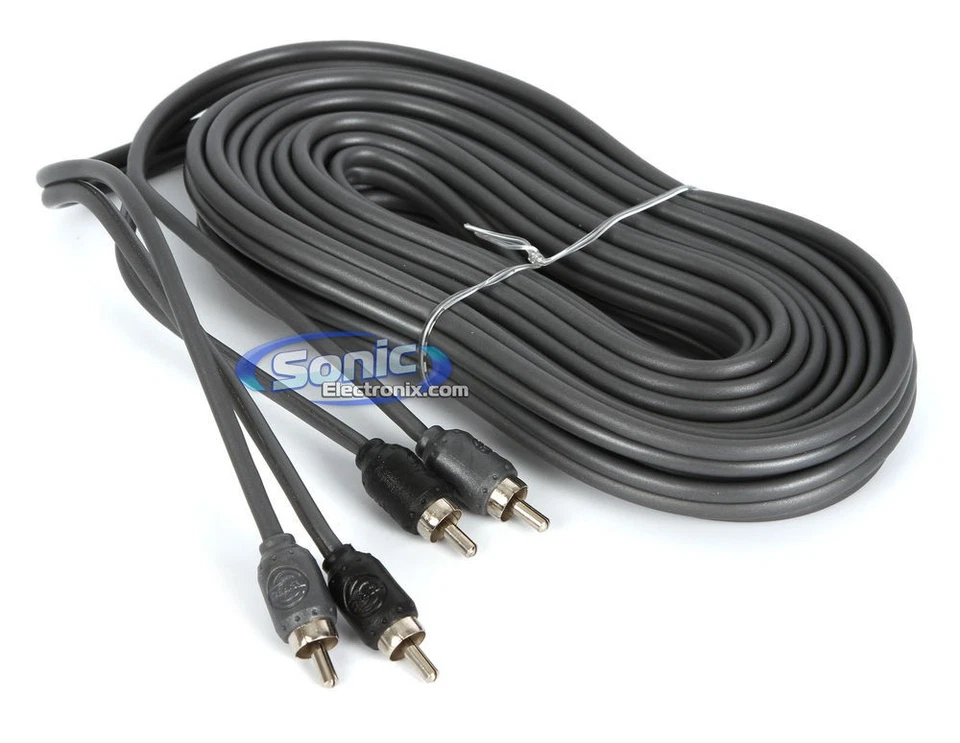 T-Spec V8R20 20 ft V8 Series 2-Channel Dual-Twist RCA Audio Cable - Image 1 of 1
