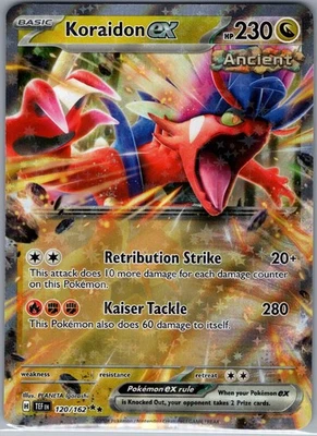 Koraidon ex 120/162 SV05: Temporal Forces - Pokemon Card - NM - Image 1 of 2