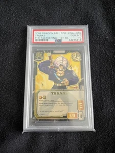 DBZ CCG - PSA 10 - Trunks - WA - 056 - Super Rare - The Awakening - Bandai 2008 - Picture 1 of 2