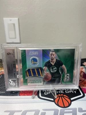 🏀 2014-15 Panini Spectra Stephen Curry Game-Worn Patch | Serial #4/5 | 1st MVP  - Image 1 of 3