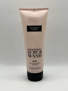 Victoria's Secret Smoothing Scrub Wash ACAI Cotton Moisture Complex 8 oz NUOVO RARO - Foto 1 di 10