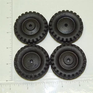 Structo Set of 4 Reproduction Real Rubber 2" Replacement Tire Toy Part STP-020-4 - Picture 1 of 3