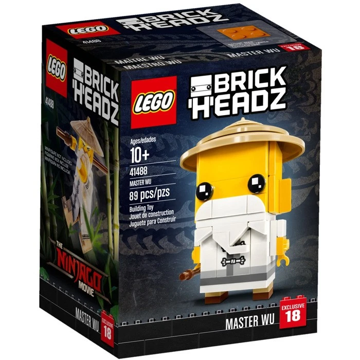 LEGO BrickHeadz Ninjago Master Wu Box Set 41488 (SEALED) - Image 1 of 1