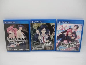 PSVITA 3Games Chaos;Head DUAL, Chaos;Child & Chaos;Child LOVE CHU CHU Japan 5pb. - Picture 1 of 10