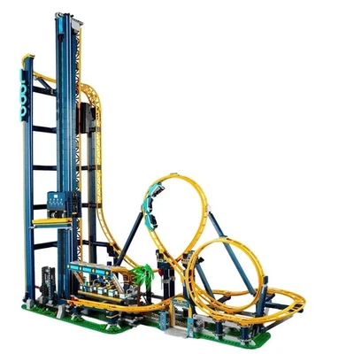 *NEW* UNBRANDED MOC 10303 Loop Coaster Building Blocks With 11 Figures 3756pcs - Image 1 of 4