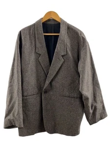 DWAGRH. Chaqueta a medida M lana marrón lisa 17AW JKM-006 usada - Imagen 1 de 5