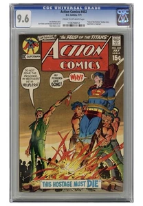 Action Comics #402 CGC 9.6 creme bis cremeweiß Seiten Neal Adam Cover 1971 - Bild 1 von 5