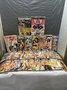 LOT OF 25 VINTAGE BIKER MAGAZINES EASYRIDERS COLLECTOR - Picture 1 of 5