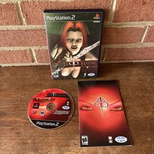 BloodRayne (Sony PlayStation 2, 2002) PS2 Complete w/ Manual Black Label - Picture 1 of 2