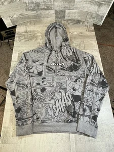 Southpole x Astro Boy Herren XL All Over Print grau schwarz Hoodie Pullover - Bild 1 von 8