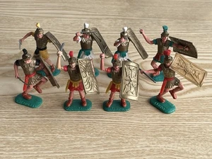 VINTAGE 70ER JAHRE, TIMPO RÖMISCHE INFANTERIE, SPIELZEUGSOLDATEN, MASSSTAB 1/32 x 8. - Bild 1 von 21